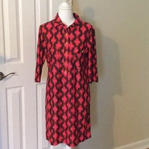 Dress. 3/4 length sleeves.